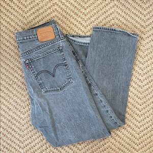 Levi's - Wedgie Straight Denim Jeans - Light Black - 30x26